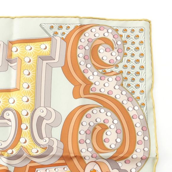 Hermes Carre 45 Petit Carre Hermes Electrique Silk Scarf Hermes Electrique - Picture 3 of 10